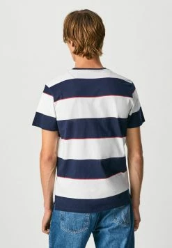 Pepe Jeans AEDAN - T-shirt Imprimé - Nachtblau -Pepe Jeans Soldes Magasin 222dee7e0d9f4634a1801cd17bacbf27