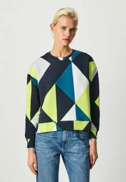 Pepe Jeans BIBIAN - Sweatshirt - Blue/light Green