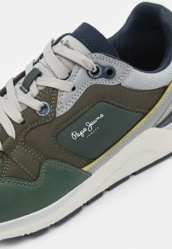 Pepe Jeans X20 MONOCHROME - Baskets Basses - Khaki Green -Pepe Jeans Soldes Magasin 23df78b2c70946ec82fdd28eade5f95c
