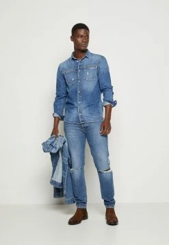 Pepe Jeans UNION - Chemise - DENIM -Pepe Jeans Soldes Magasin 246aade4a5054174964c074014c75061