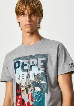 Pepe Jeans AINSLEY - T-shirt Imprimé - Gris Marl -Pepe Jeans Soldes Magasin 248ed4d093fd4e2aae52c2af7298466f