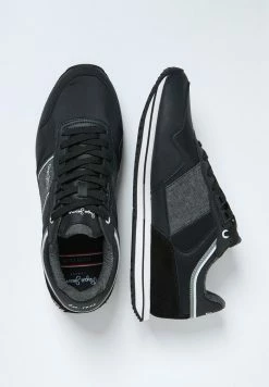 Pepe Jeans TOUR CLUB - Baskets Basses - Black -Pepe Jeans Soldes Magasin 251d83078dda49dfacf0bae57dc2ae24