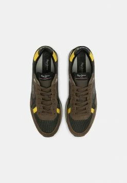 Pepe Jeans BRITT MAN URBAN - Baskets Basses - Khaki Green -Pepe Jeans Soldes Magasin 251f2e6399124127a1e6914bb78e79be
