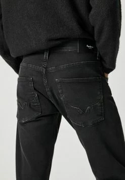 Pepe Jeans TRACK - Jean Droit - Blue Denim -Pepe Jeans Soldes Magasin 258e563fff8b44ba903cb232ff230e19