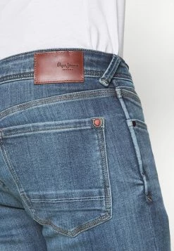 Pepe Jeans HATCH - Jean Slim - Dark Blue Denim -Pepe Jeans Soldes Magasin 268bf105e0ac48ff8e6100c7a9c22d3a