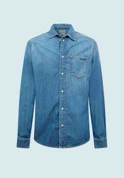 Pepe Jeans PORTER - Chemise - Denim -Pepe Jeans Soldes Magasin 274f9628308a4a57a3457bbc48effda2