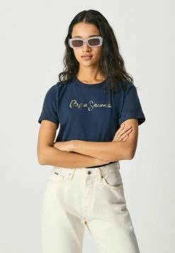 Pepe Jeans BABETTE - T-shirt Imprimé - Dark Blue