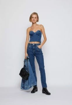 Pepe Jeans MONROE - Blouse - DENIM 10 Pepe Jeans MONROE - Blouse - DENIM -Pepe Jeans Soldes Magasin 2a3155c3e09043128b61490fc884c348