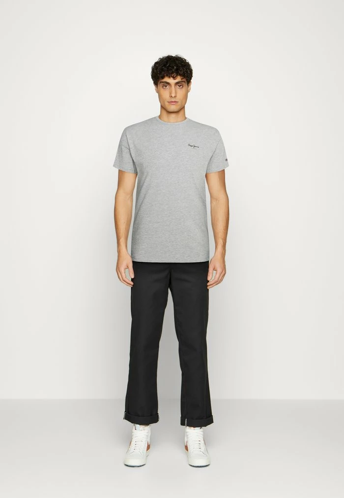 Pepe Jeans T-shirt Basique - Grey Marl 2 Pepe Jeans T-shirt Basique - Grey Marl – Image 2