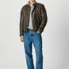 Pepe Jeans LEE - Veste En Cuir - Marrón Oscuro