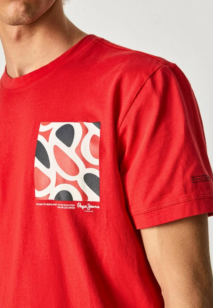 Pepe Jeans ALFORD - T-shirt Imprimé - Red 4 Pepe Jeans ALFORD - T-shirt Imprimé - Red – Image 4