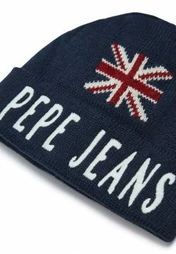 Pepe Jeans LUCAS - Bonnet - Dark Blue -Pepe Jeans Soldes Magasin 2dfd3e050a714b7f8d9bc33b9dd74317