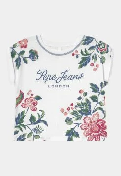 Pepe Jeans HALICA - T-shirt Imprimé - White