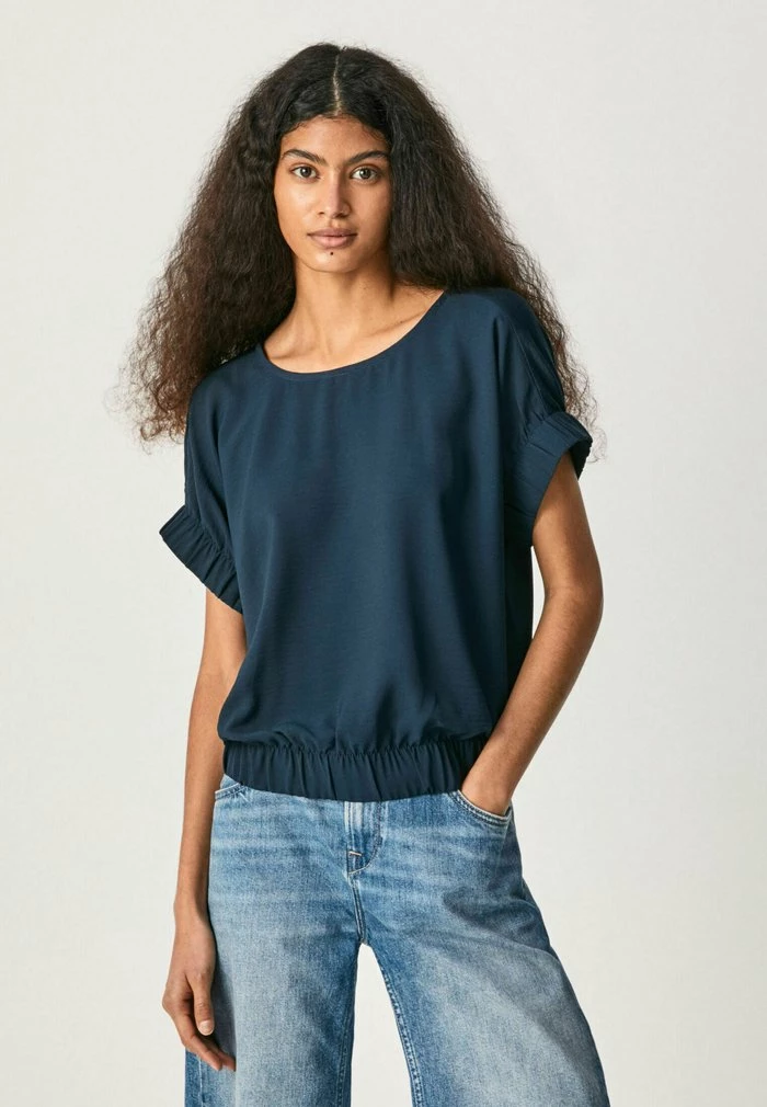 Pepe Jeans MARGOT - Blouse - Dark Blue 1 Pepe Jeans MARGOT - Blouse - Dark Blue