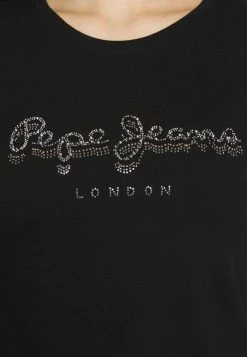 Pepe Jeans BEATRICE - T-shirt Imprimé - Black 9 Pepe Jeans BEATRICE - T-shirt Imprimé - Black -Pepe Jeans Soldes Magasin 323a08a654324537a7b926b65606b4a7