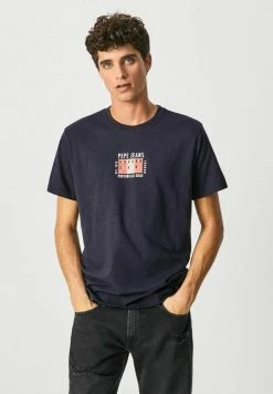 Pepe Jeans AZZO - T-shirt Imprimé - Airforce Blau