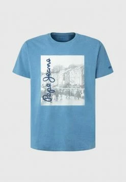 Pepe Jeans ALDUS - T-shirt Imprimé - Indigo Blau -Pepe Jeans Soldes Magasin 32c1da63f9b942bc8217f6e40e2a63ce