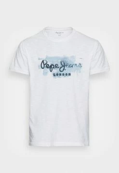 Pepe Jeans GOLDERS N - T-shirt Imprimé - Optic White -Pepe Jeans Soldes Magasin 33a1e7088ee94991b6fa598c8f07e49f