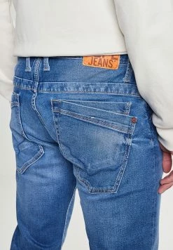 Pepe Jeans CASH ARCH - Jean Droit - Denim -Pepe Jeans Soldes Magasin 34c77a4b97fd4fdf9f2b711cd061bb75