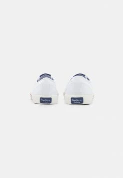 Pepe Jeans BRADY BASIC - Baskets Basses - White -Pepe Jeans Soldes Magasin 352a79a6c69b41f3afa7b3f41f3f7028