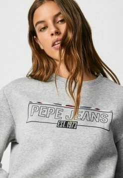 Pepe Jeans Sweatshirt - Gris Marl -Pepe Jeans Soldes Magasin 3537a089427449adbd76953716d0d012