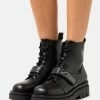 Pepe Jeans ENFIELD FLAG - Bottines à Plateau - Black