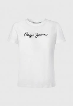 Pepe Jeans BABETTE - T-shirt Imprimé - Blanco -Pepe Jeans Soldes Magasin 366ae56c2d1b4898856e2d3ece0ef9bd