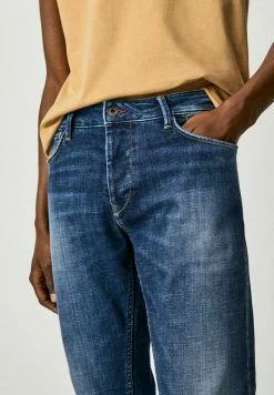 Pepe Jeans STANLEY - Jean Slim - Denim -Pepe Jeans Soldes Magasin 367420fb321a44ecbd6c7b02ffcbc07f