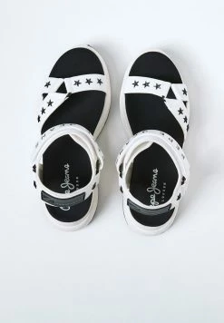 Pepe Jeans GRUB STAR - Sandales Compensées - Blanco -Pepe Jeans Soldes Magasin 380a847a540147aa82aa8cc47bdebbd0