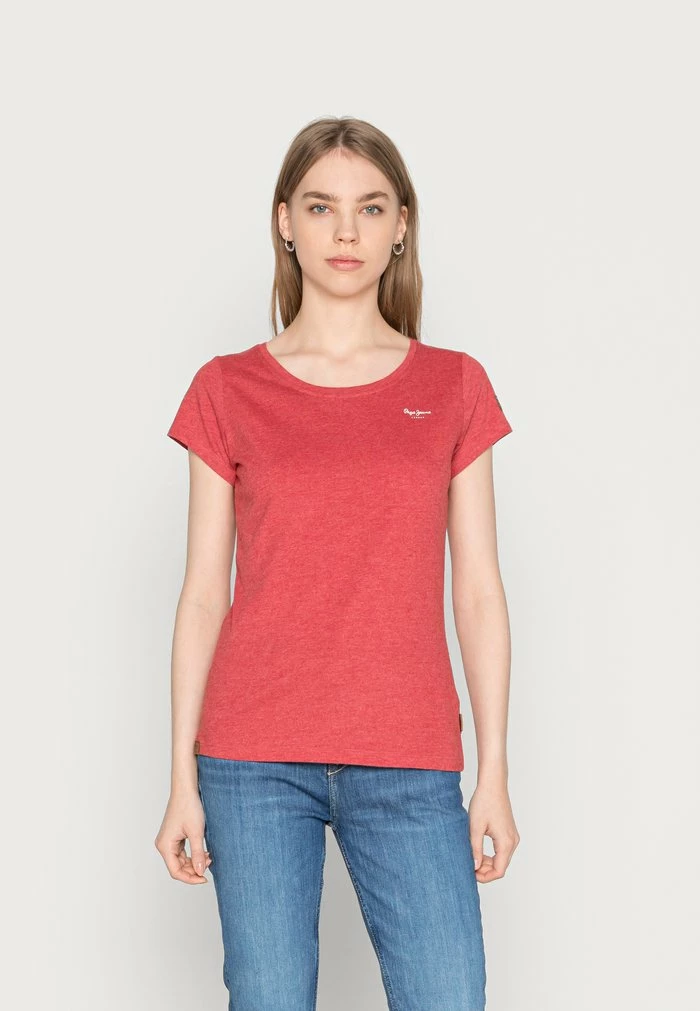 Pepe Jeans MARJORIE - T-shirt Basique - Red 1 Pepe Jeans MARJORIE - T-shirt Basique - Red