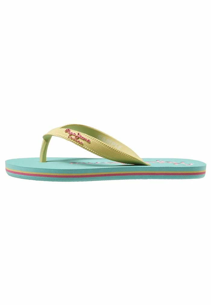 Pepe Jeans BAY BRAND - Tongs - Citron 1 Pepe Jeans BAY BRAND - Tongs - Citron