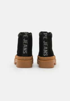 Pepe Jeans Bottines à Plateau - Black -Pepe Jeans Soldes Magasin 3a5e22f7a325486c8cca7bb9e146e25e