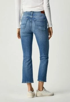 Pepe Jeans KICK - Jean Flare - Blue Denim -Pepe Jeans Soldes Magasin 3a620ce5d266465a88c75901fa8a3f47