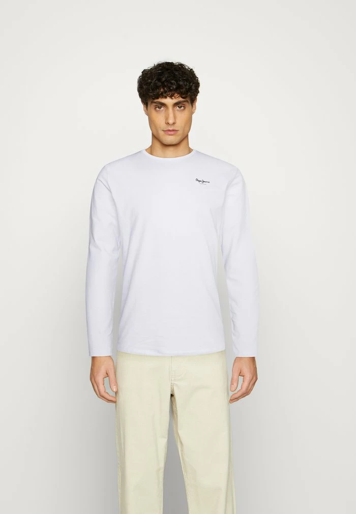 Pepe Jeans ORIGINAL BASIC LONG - T-shirt à Manches Longues - White 1 Pepe Jeans ORIGINAL BASIC LONG - T-shirt à Manches Longues - White