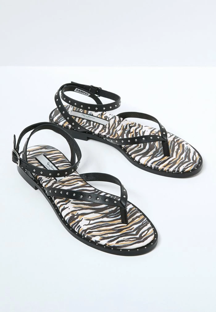 Pepe Jeans S SAVAGE - Tongs - Black Beige Light Brown 5 Pepe Jeans S SAVAGE - Tongs - Black Beige Light Brown – Image 5