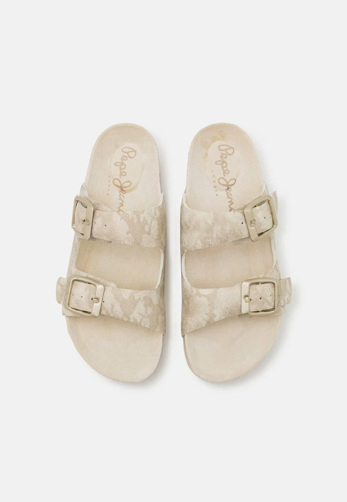 Pepe Jeans OBAN SHINE - Chaussons - Gold 6 Pepe Jeans OBAN SHINE - Chaussons - Gold – Image 6