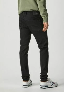 Pepe Jeans FINSBURY - Jean Slim - Black -Pepe Jeans Soldes Magasin 3f1bb37ad04f4713bcee78e37d55878d