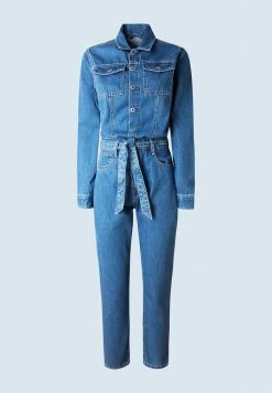 Pepe Jeans CALLIE - Combinaison - Denim -Pepe Jeans Soldes Magasin 414a4f1284354b23967fd0c951422e74