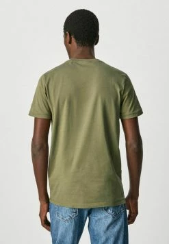 Pepe Jeans AKEEM - T-shirt Imprimé - Evergreen -Pepe Jeans Soldes Magasin 414a74adf3594a2db62fba71f9e6b0b6