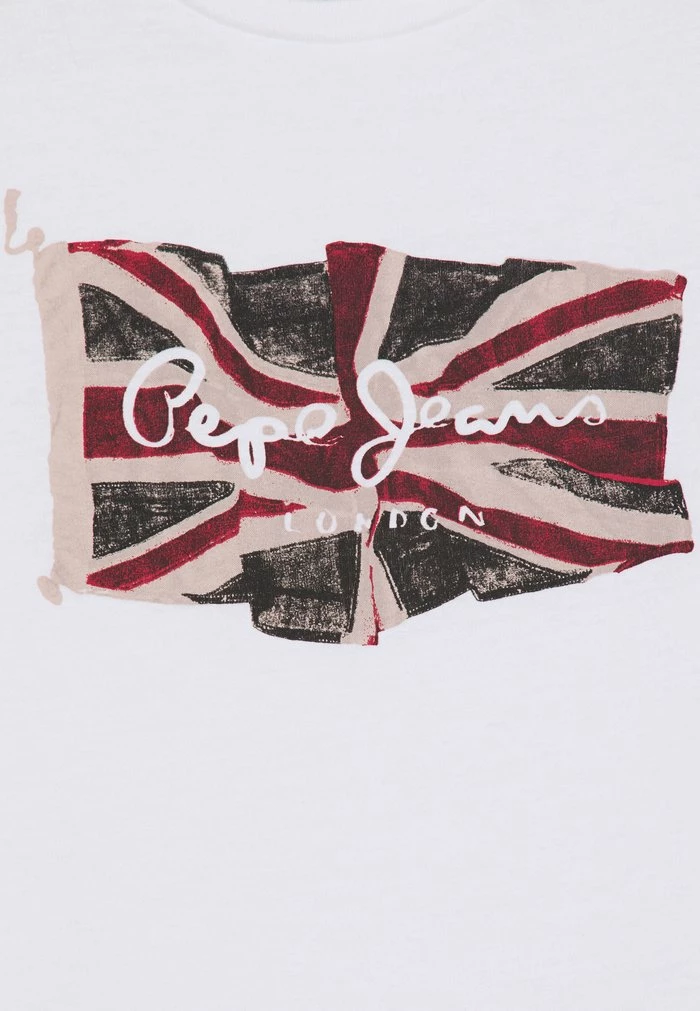 Pepe Jeans FLAG LOGO - T-shirt Imprimé - Optic White 3 Pepe Jeans FLAG LOGO - T-shirt Imprimé - Optic White – Image 3