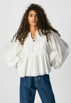 Pepe Jeans IRIA - Blouse - Blanco Off -Pepe Jeans Soldes Magasin 41e2f110da014c99888b0bf8306e711e