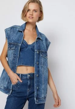 Pepe Jeans RICHIE - Veste Sans Manches - DENIM