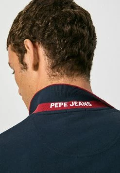 Pepe Jeans LUCAS L/S - Polo - Dark Blue -Pepe Jeans Soldes Magasin 42464f70dba64dfd89457b00b9e779fa
