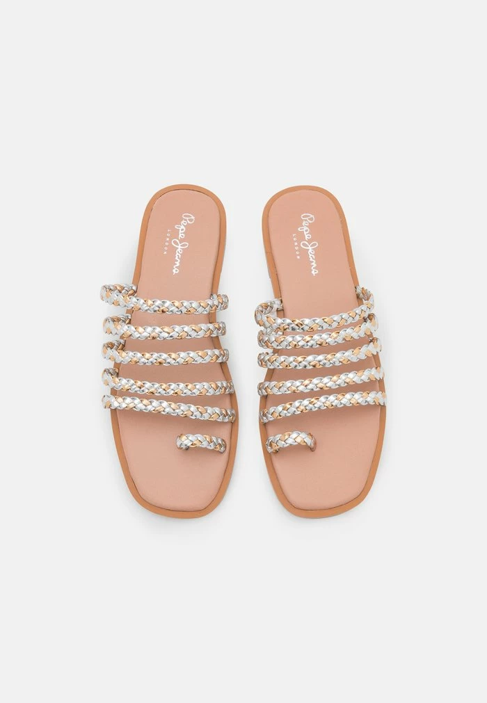 Pepe Jeans IRMA FOLK - Tongs - Silver 6 Pepe Jeans IRMA FOLK - Tongs - Silver – Image 6