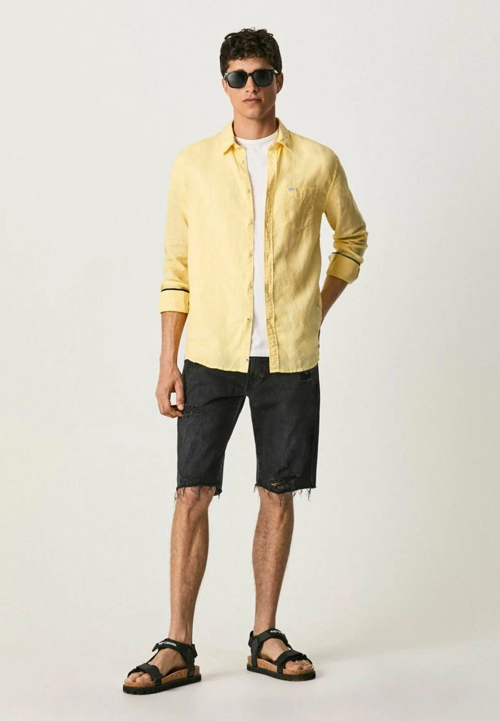 Pepe Jeans PARKERS - Chemise - Fresh Yellow 2 Pepe Jeans PARKERS - Chemise - Fresh Yellow – Image 2