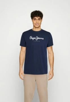 Pepe Jeans EGGO - T-shirt Imprimé - Dark Blue