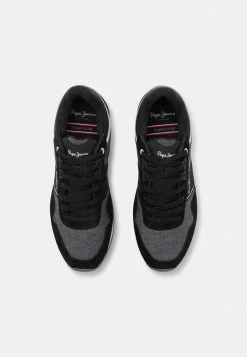 Pepe Jeans TOUR CLUB - Baskets Basses - Black -Pepe Jeans Soldes Magasin 42ff5608e66743c7a12aa66807f1b18f