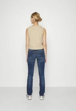 Pepe Jeans HOLLY - Jean Droit - Dark Blue Denim -Pepe Jeans Soldes Magasin 43137440520047a3ab70f95df2bec315