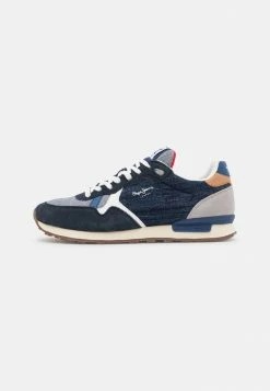Pepe Jeans BRITT MAN - Baskets Basses - Dark Denim