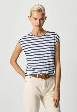 Pepe Jeans DENISE - T-shirt Imprimé - Blanco